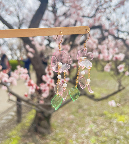 Falling Sakura Earrings