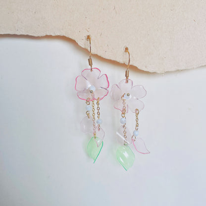 Falling Sakura Earrings