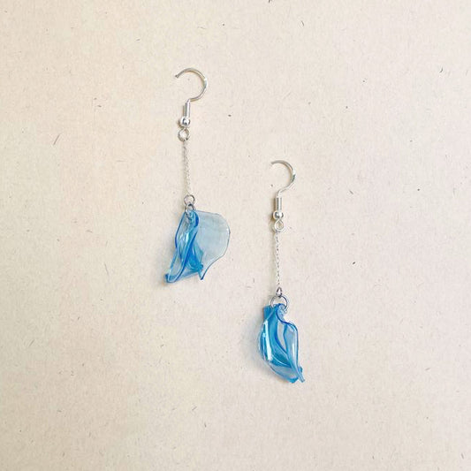 Azure Silver Dangle Earrings