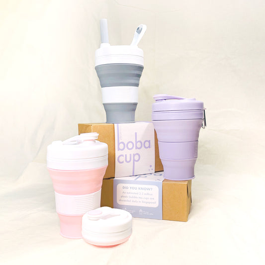 Collapsible Boba Tea Cups