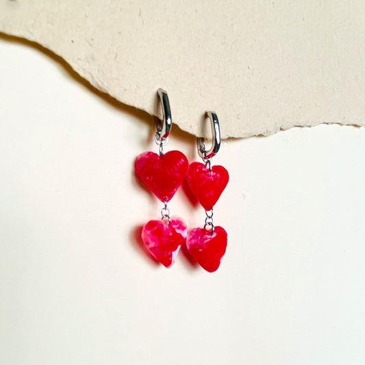 United Hearts Earrings: NDP Collection